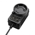 US UK AU EU KR CN multi interchangeable li-ion battery charger adapter 8.4V 1A